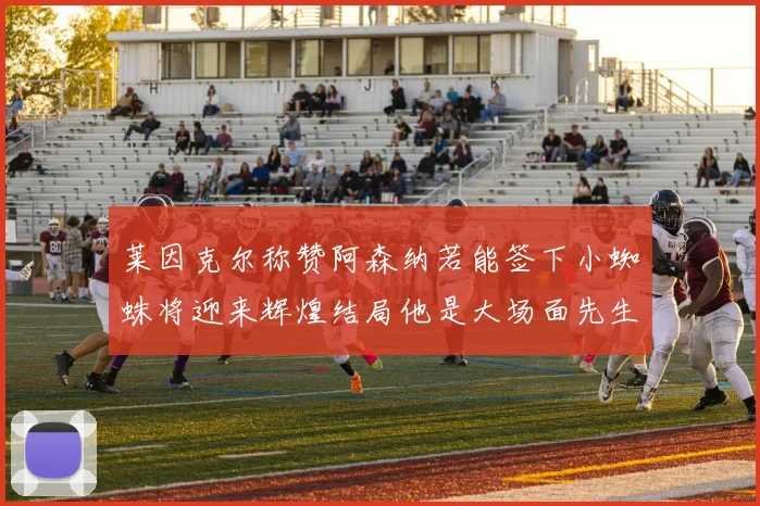莱因克尔称赞阿森纳若能签下小蜘蛛将迎来辉煌结局他是大场面先生的最佳人选