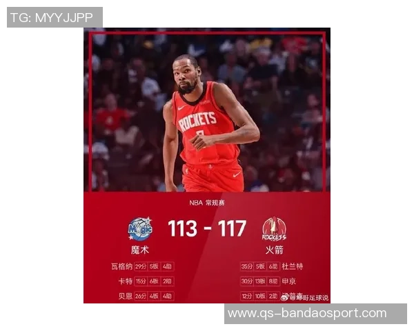 张佳玮点评杜兰特精彩表现35分助力球队战胜魔术展现核心价值